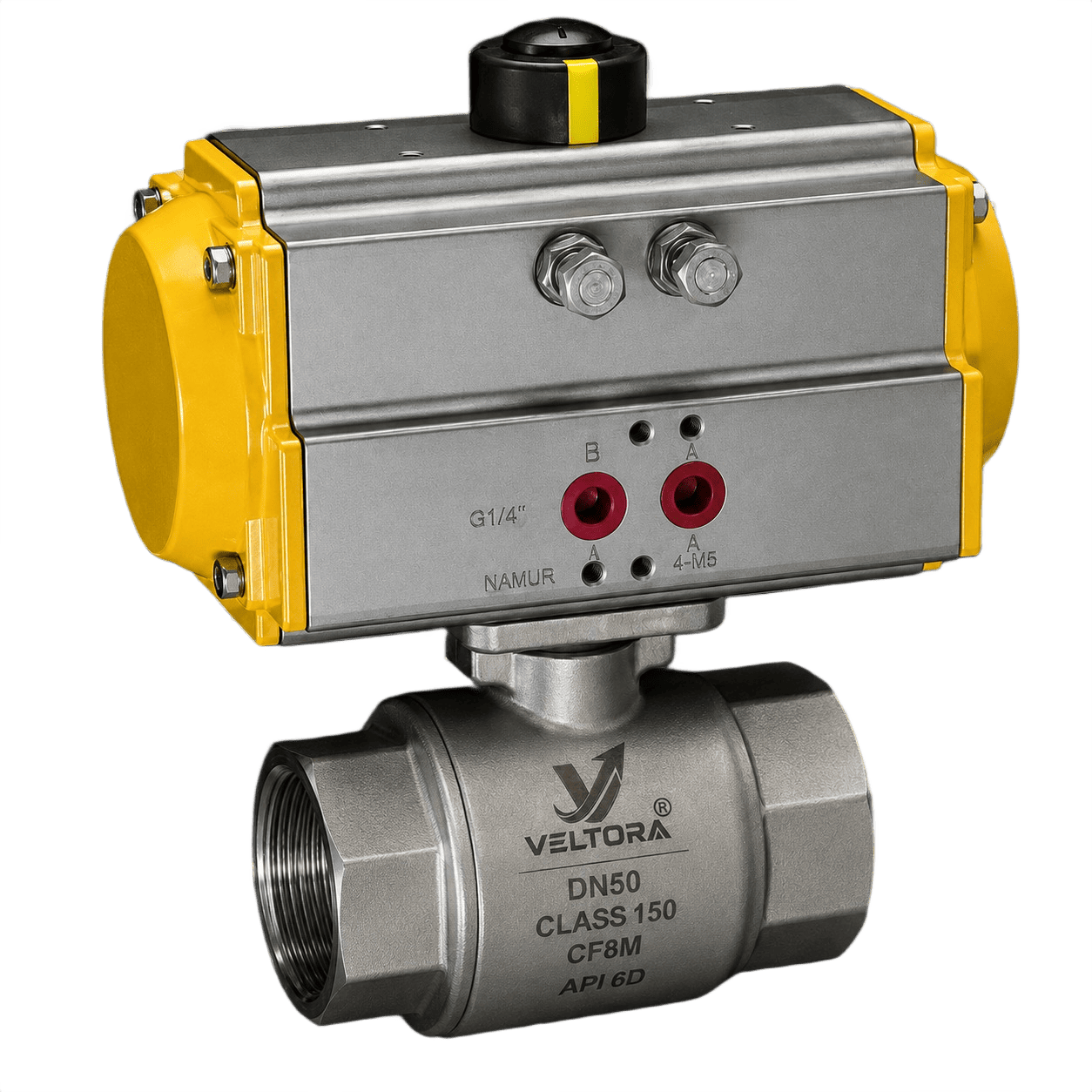 Second two piece threaded ball valve model